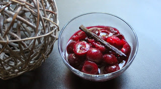 Soupe de cerises à la vanille