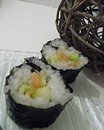 Sushi saumon/concombre
