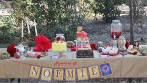 Sweet Table Anniversaire La Belle et la Bête au thermomix ou sans