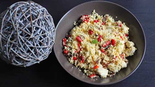 Taboulé aux dattes et poulet caramélisé