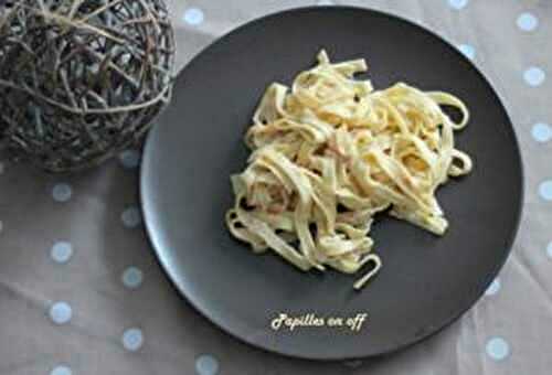 Tagliatelles au saumon fumé au thermomix