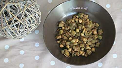 Tajine d’aubergines aux pois chiches