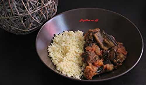 Tajine de bœuf aux aubergines