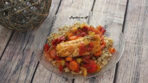 Tajine de cabillaud et quinoa