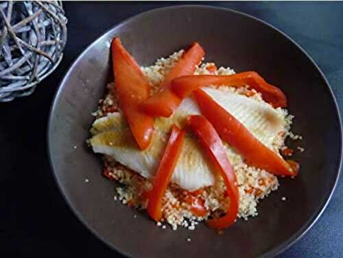 Tajine de limande aux poivrons au thermomix