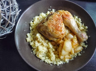 Tajine de poulet aux poires