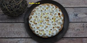 Tarte au citron meringuée et confit de myrtilles au thermomix ou sans