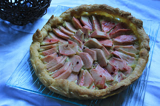 Tarte aux pommes et à la pistache