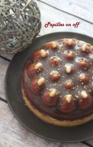 Tarte entremets mousse cacahuète et caramel au chocolat au thermomix ou sans