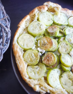 Tarte tatin courgettes et chèvre au thermomix ou sans