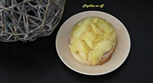 Tatins de foie gras aux pommes au thermomix ou sans