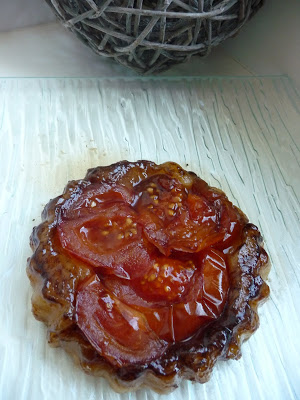 Tomates-en-tatin balsamique