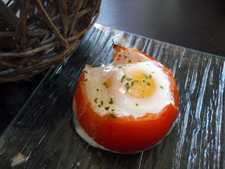 Tomates farcies à l’oeuf