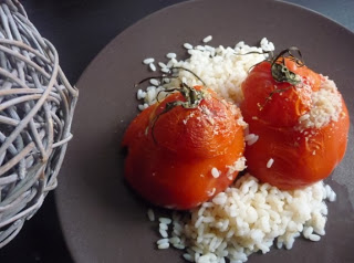 Tomates farcies au veau et à la mozzarella au thermomix ou sans