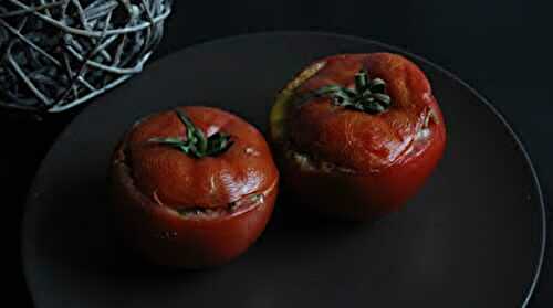 Tomates farcies aux oeufs et poulet au thermomix ou sans