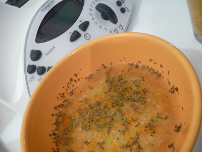 Velouté printanier au cumin au thermomix