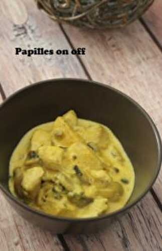 Poulet indien au fromage