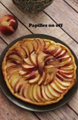 Tarte amandine aux nectarines au thermomix ou sans