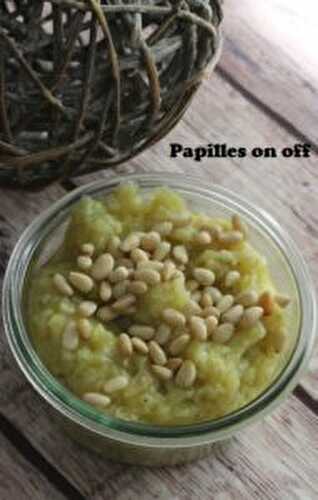 Tartinade de courgettes – Papilles On Off