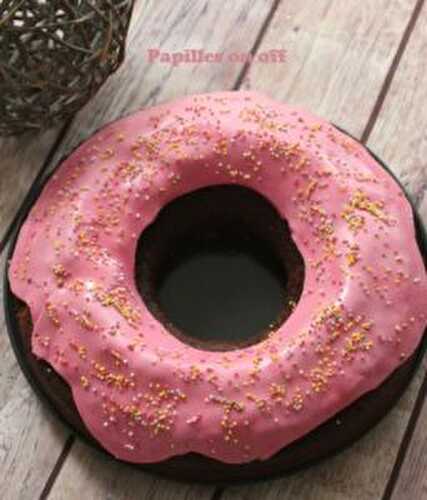 Gâteau donuts géant au thermomix ou sans