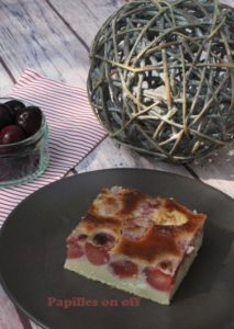 Clafoutis aux cerises et à la poudre d’amandes au thermomix ou sans