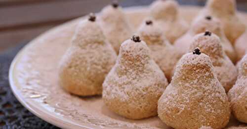 Biscuits grecs aux Amandes - Almond Pears - Amigthalota