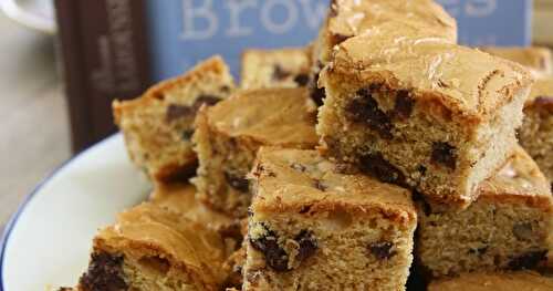 Blondies au Chocolat et Noix de Pécan # 1Livre1Recette