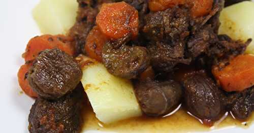 Boeuf Bourguignon aux Marrons