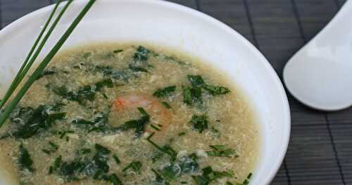 Bouillon à l'Oeuf et aux Crevettes - Concours Ariaké