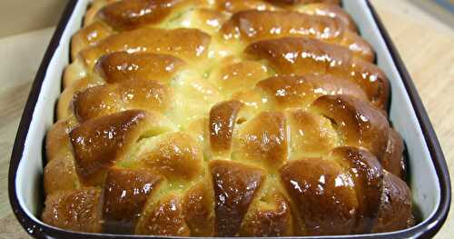 Brioche Orange et Noix de Coco, nappage à l'Orange