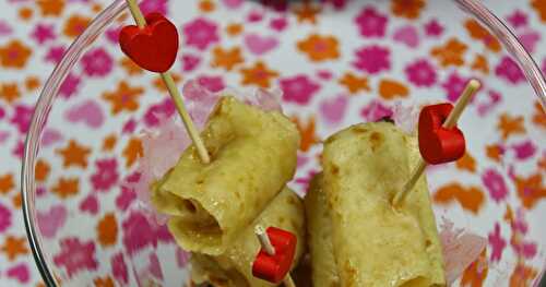  Brochette de Crêpes et Caramel à Tartiner "Soleil de France" Rhum Raisin