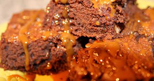 Brownies Chocolat et Dulce de Leche