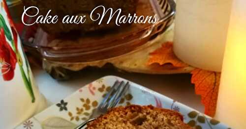 Cake aux Marrons