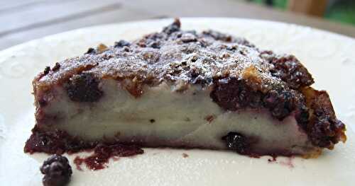 Clafoutis aux Mûres oui... mais à l'Australienne