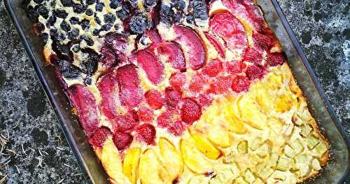 Clafoutis Tutti Frutti - Rainbow Clafoutis