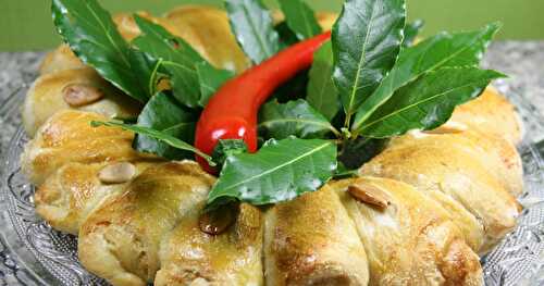 Couronne de pain au Safran et au Parmesan