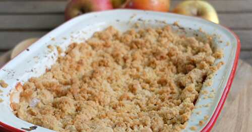 Crumble aux Pommes et Amandes