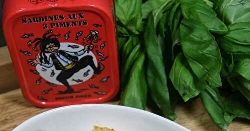 Farfalle aux Sardines aux 3 piments La Quiberonnaise