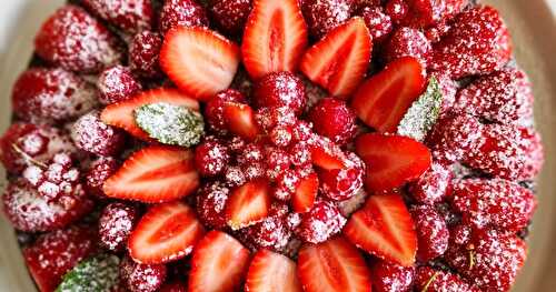 Gâteau facile Chocolat,  Fraises et Framboises