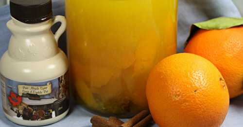 Liqueur d'Orange au Sirop d'Erable