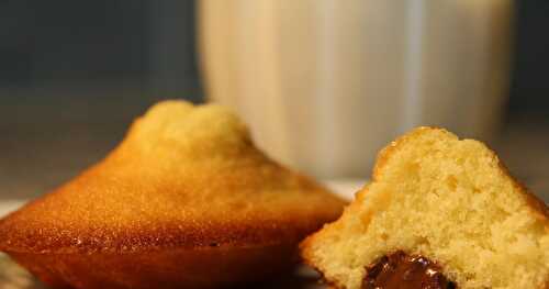 Madeleines au coeur de Nutella