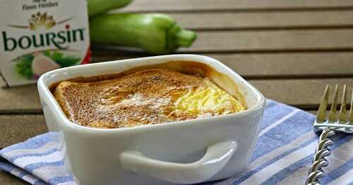 Pain Perdu Aux Courgettes et Boursin® Ail et Fines Herbes 