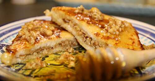 Pain perdu aux noix façon baklava