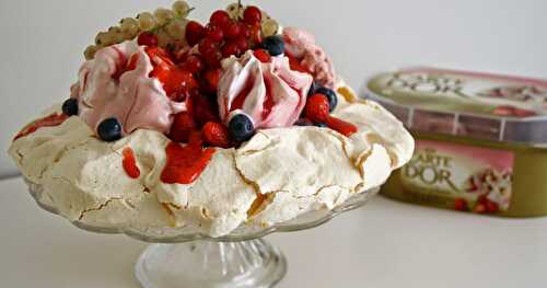 Pavlova Glacée aux Fruits Rouges