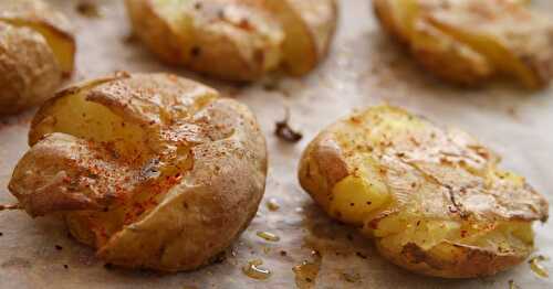 Pommes de terre "tapées" au Paprika doux et Piment d'Espelette