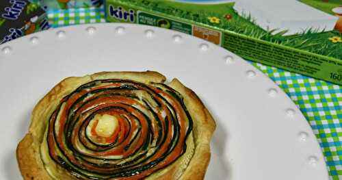 Quiche courgette, carotte, Kiri® pour Nos-Bel-Idées et un concours !