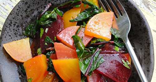 Salade de Betteraves avec Feuilles