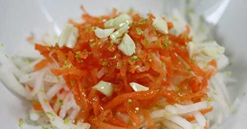 Salade façon Thaï de Daikon et Carottes 