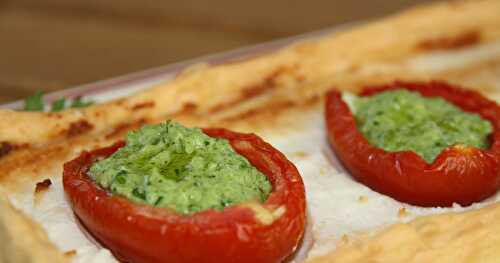 Tarte aux Tomates Olivettes et Ricotta