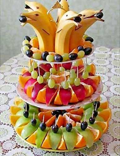 Plateau " Composition de fruits"